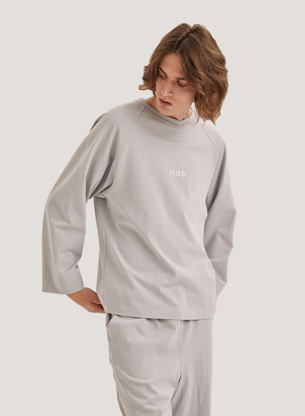 Long-Sleeve Graphic Logo Top