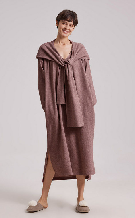 NAP Hooded Scarf Sweatshirt Dress