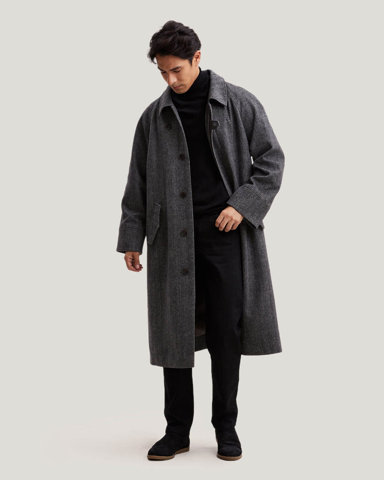 1 × Pure Wool Overcoat – Gentle Herd