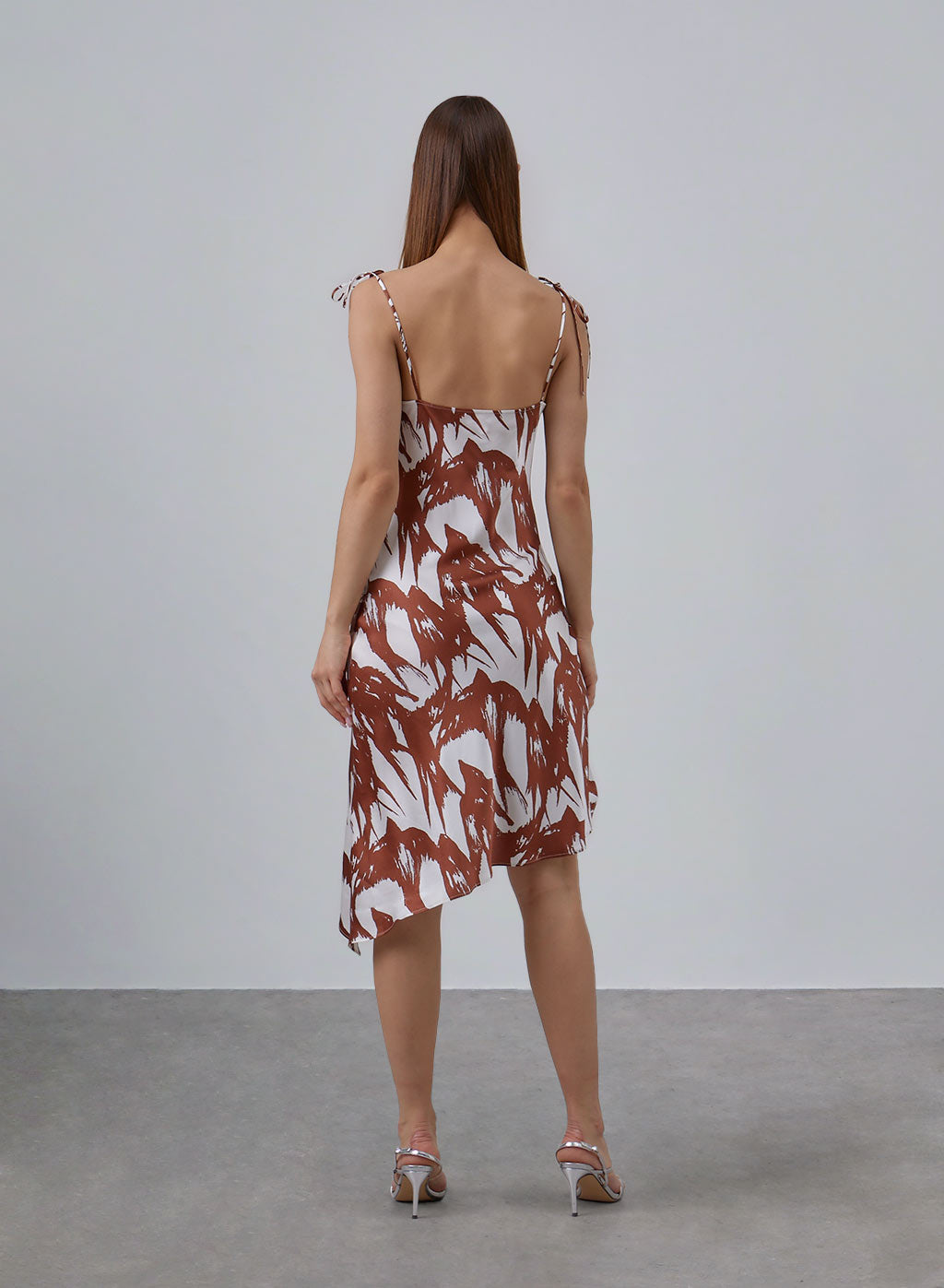 Swallow Silk Slip Dress