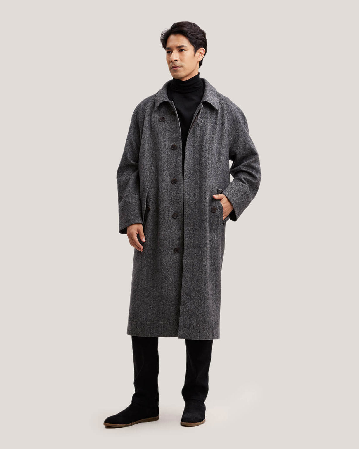 Pure Wool Overcoat