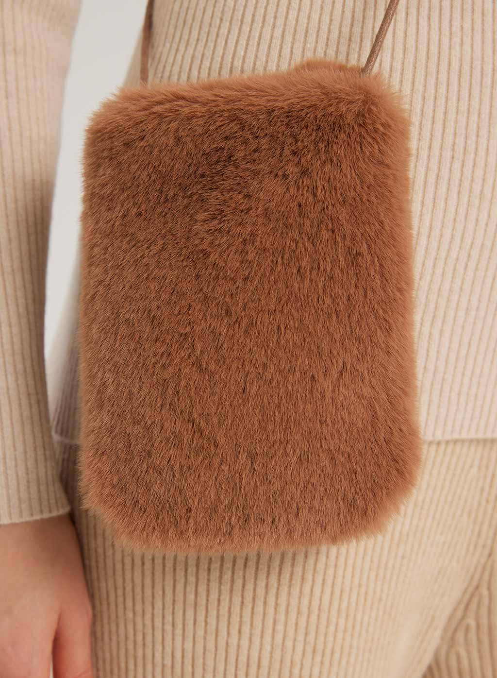 Faux Fur Muff Bag