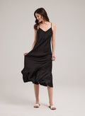 Slip Fishtail Midi Dress