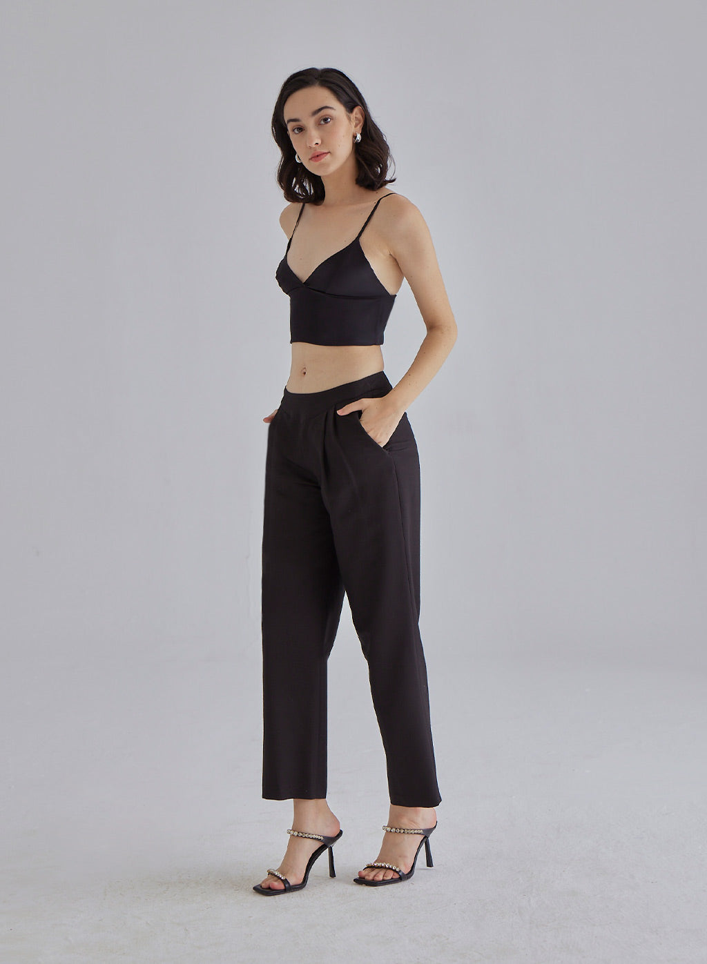 Plain Simple Silk Blend Pants