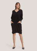 Loose V-Neck Dress