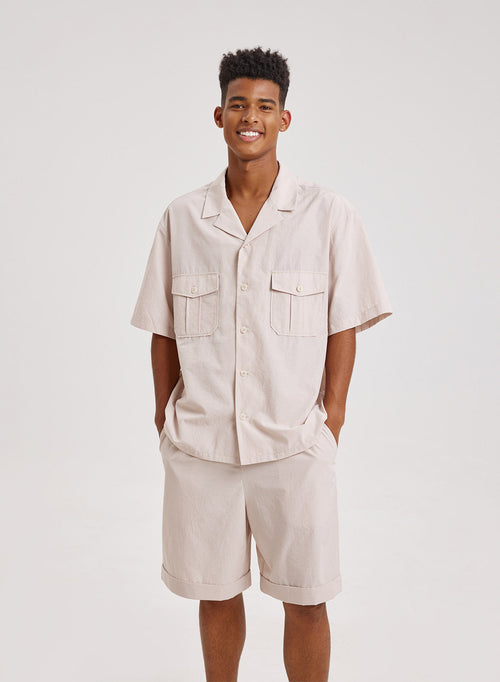 Boyfriend Flap Pocket Shirt