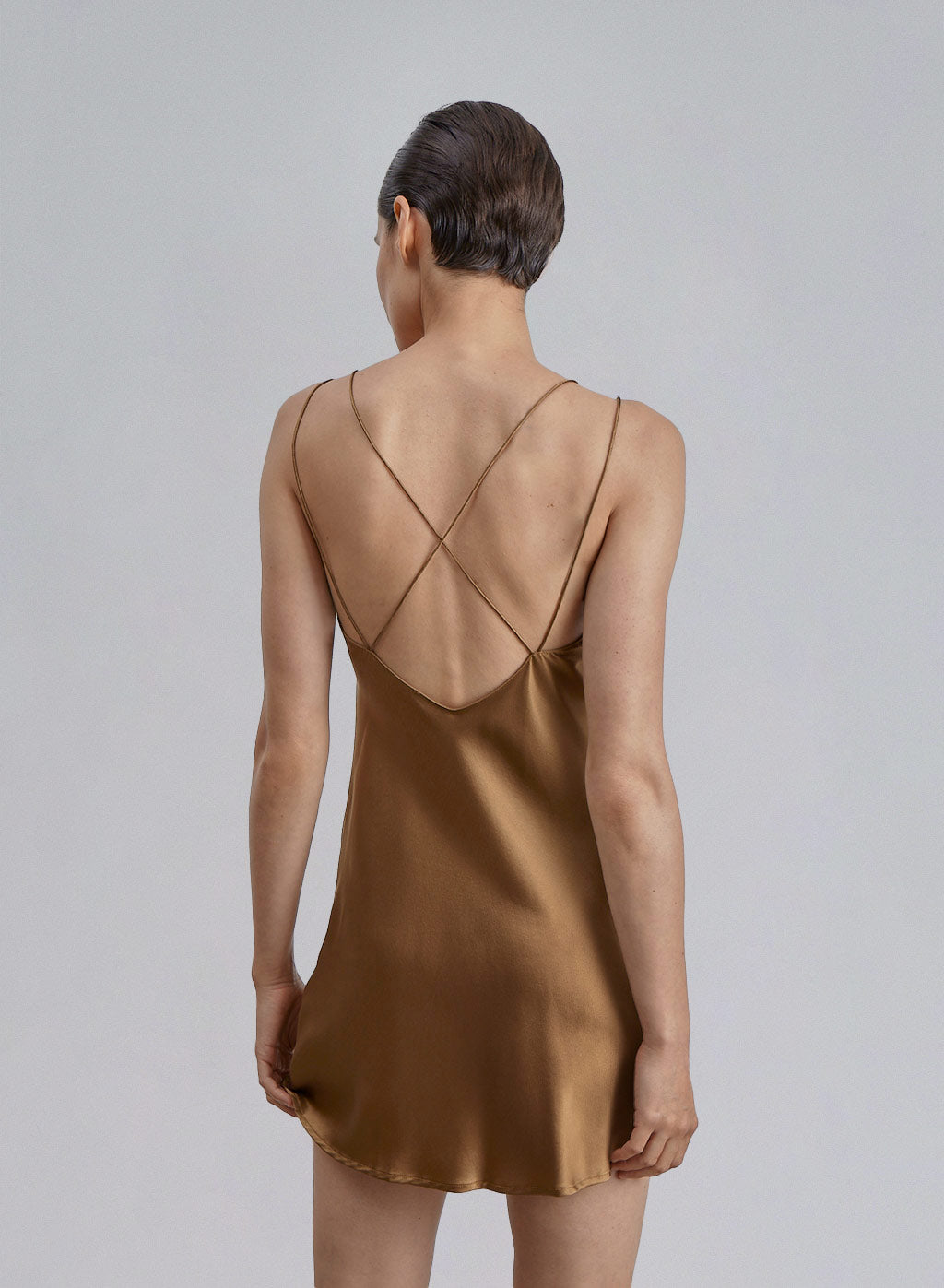 Nightgown Silk Slip Dress