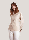 Slim-Fit Wool-Blend Shirt