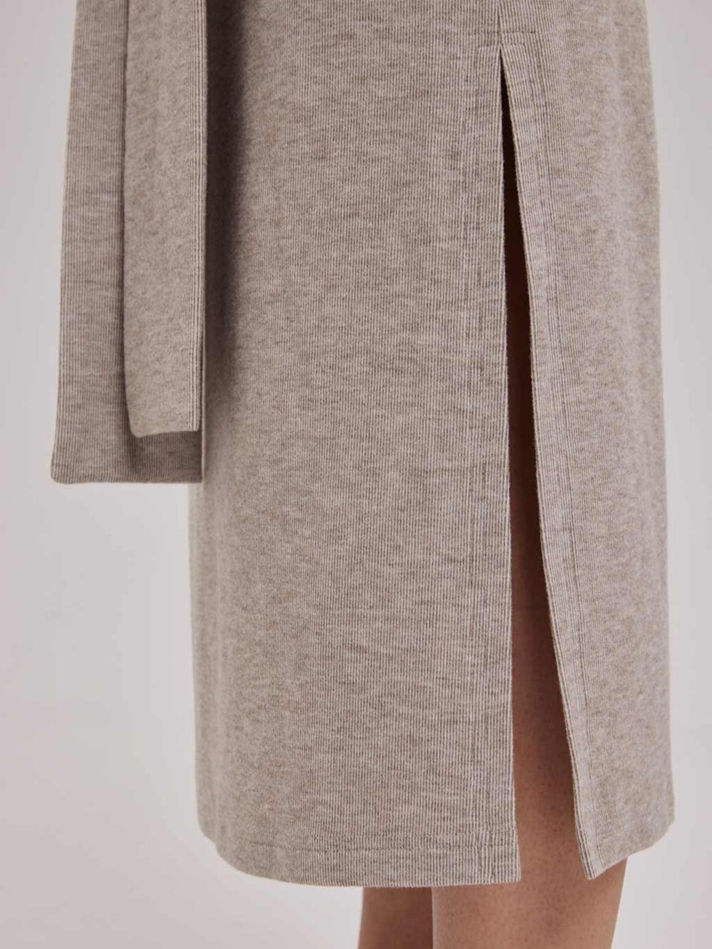 NAP Belted Knit Bodycon Dress