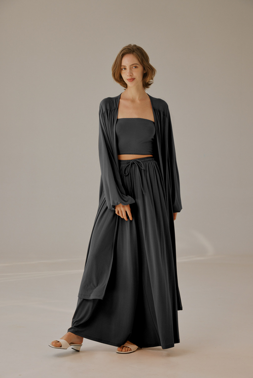 NAP Flowy Open-Front Cardigan