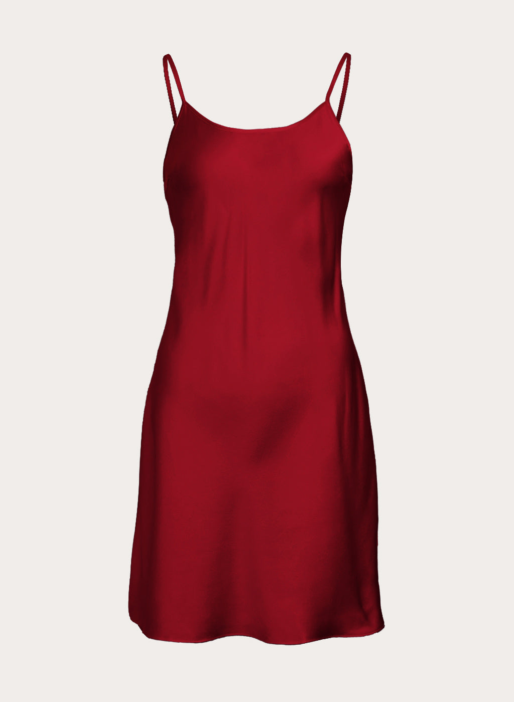 Scoop Neck Silk Slip Dress