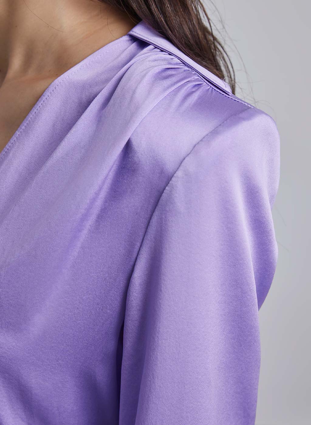 Superdown Silk Blazer Dress