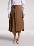 Asymmetric Wrap Skirt