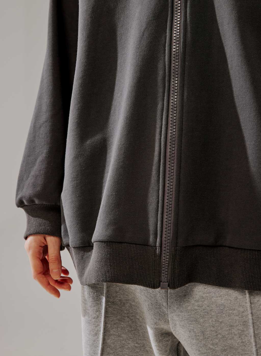 Boyfriend Zip-Up Hoodie