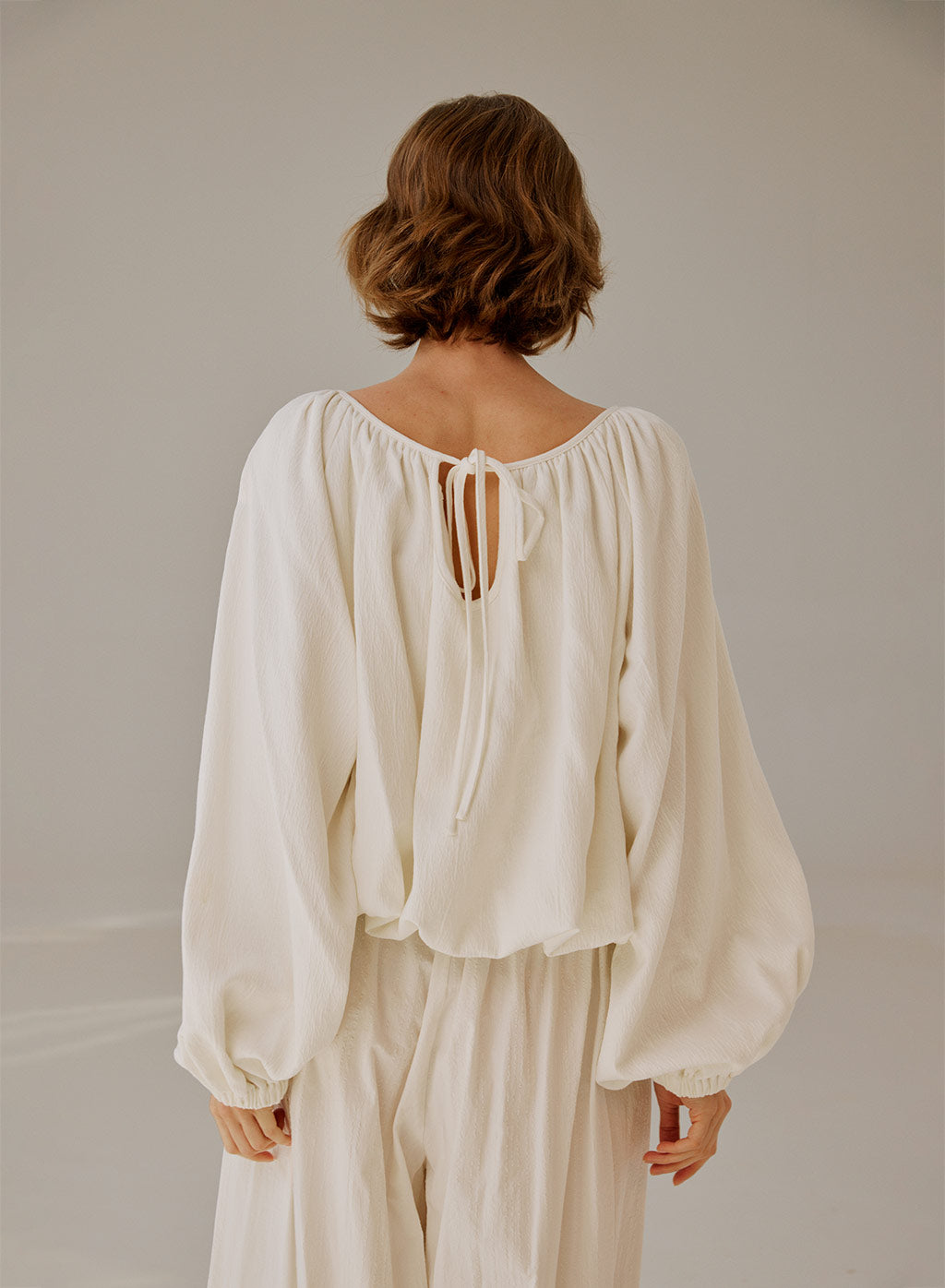 Cloudy Gathered Blouse