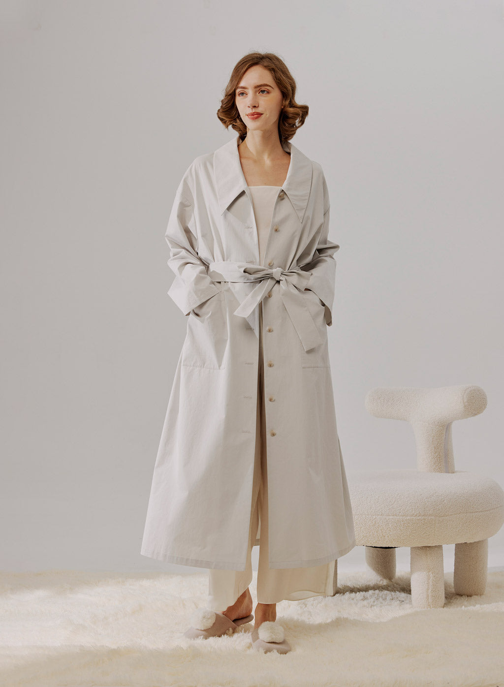 Cotton Trench Coat