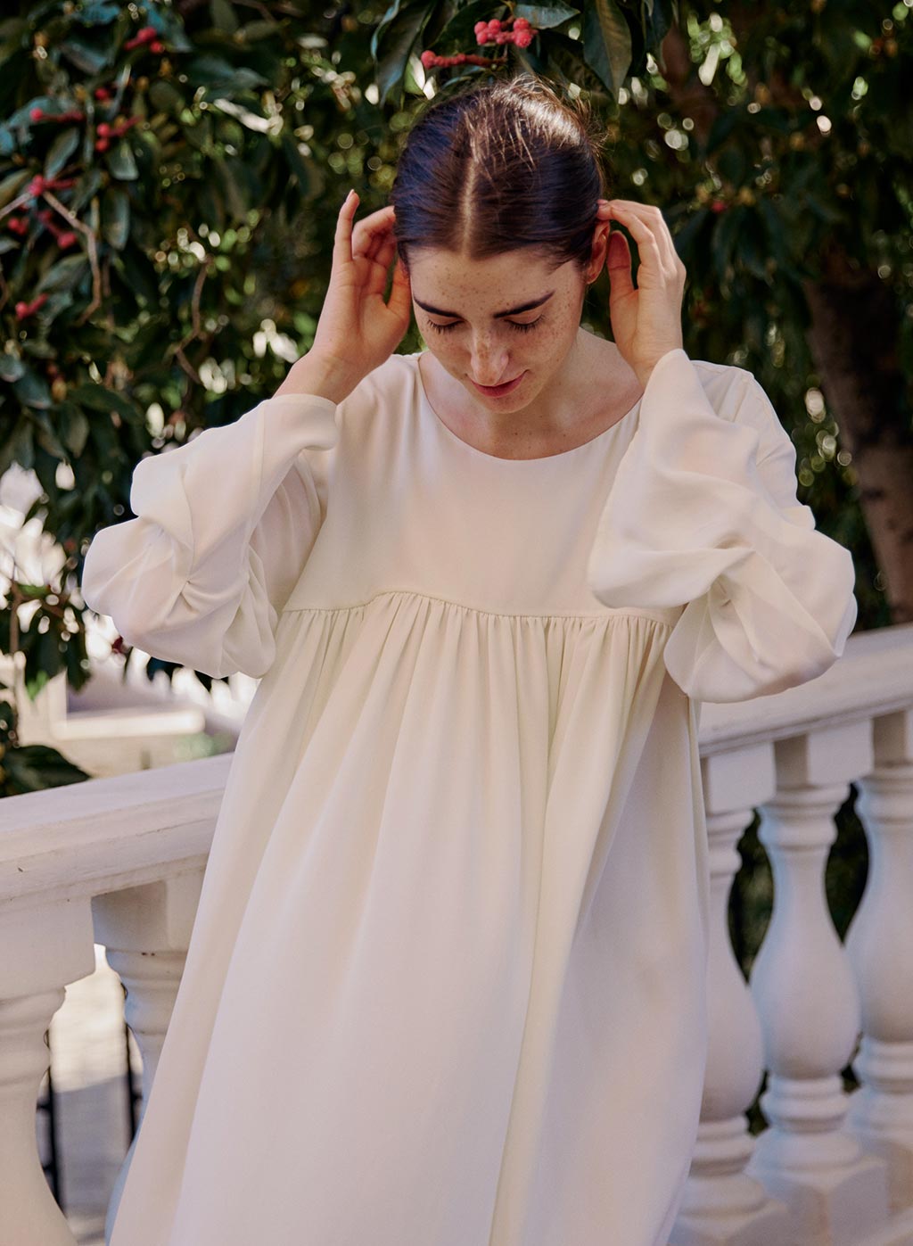 Flowy Pleated Midi Dress