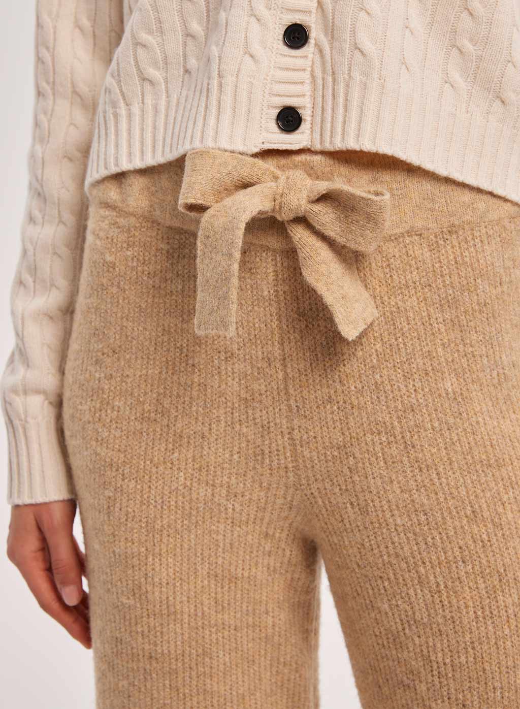 High Waist Knit Pants