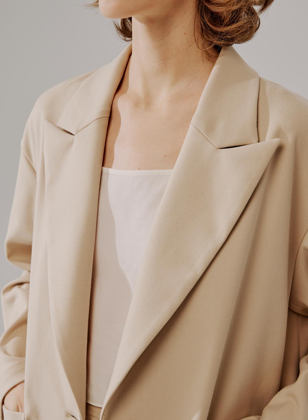 NAP Large Peak Lapel Blazer