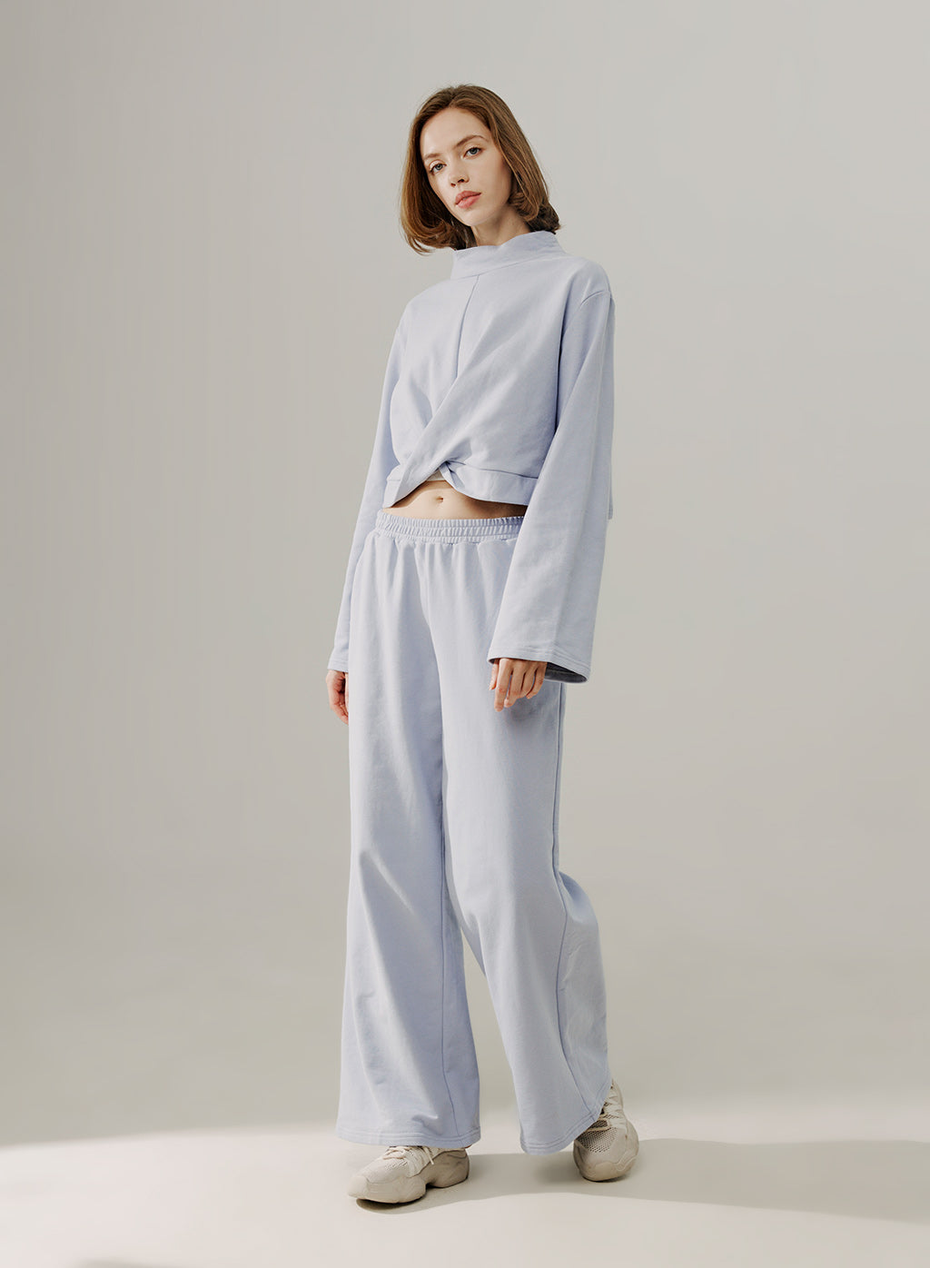 NAP Mock Neck Crop Top