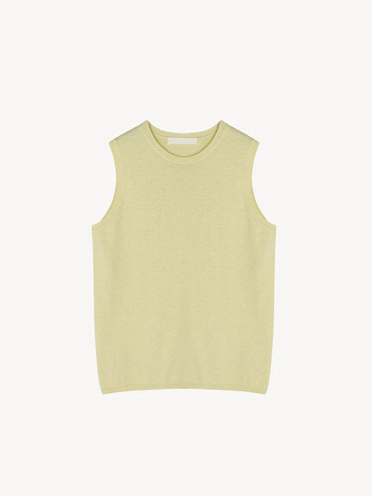 est cardigan suit women's 2025 spring and autumn new round neck sleeveless vest V neck long sleeve cardigan women