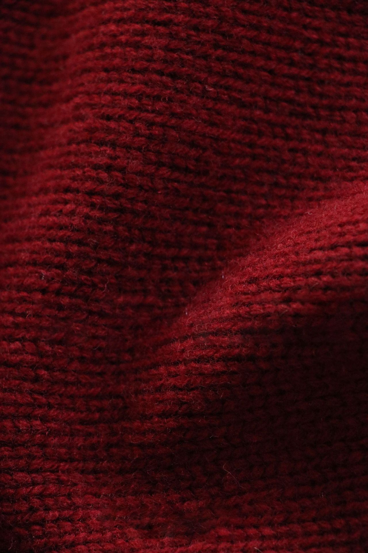 Heavy 710g merino wool back pit strip silhouette loose pullover wool sweater