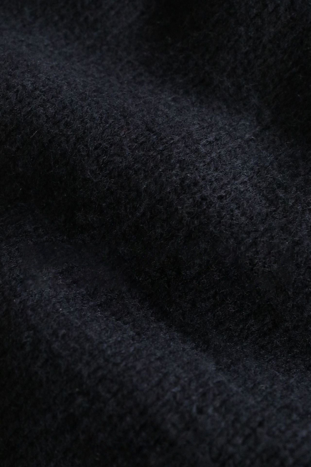 Heavy 710g merino wool back pit strip silhouette loose pullover wool sweater