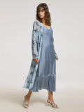Printed Comfy Midi Shirt