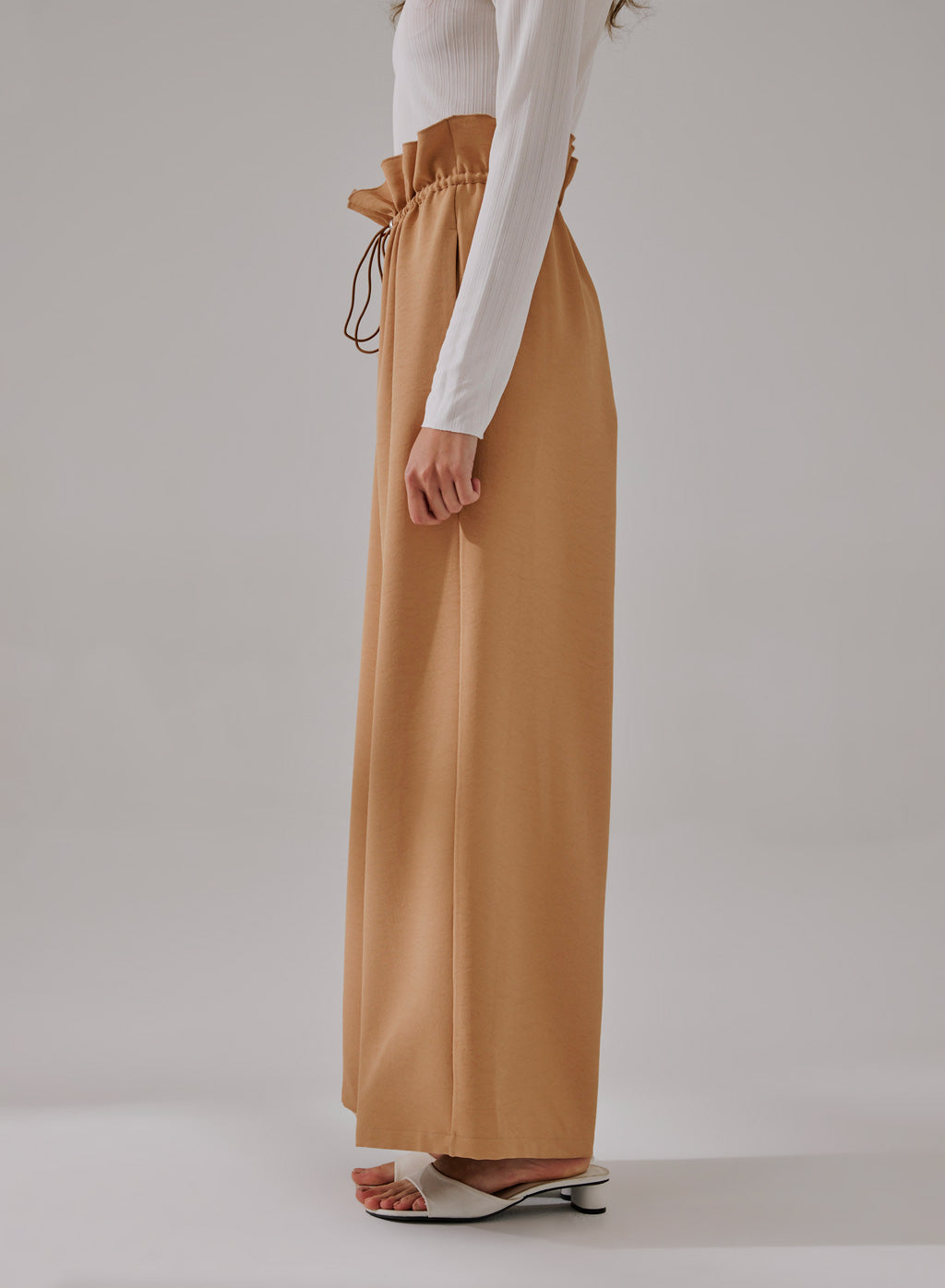 NAP Ruffle Wide-Leg Trouser
