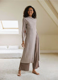 Side Split Knit Tunic