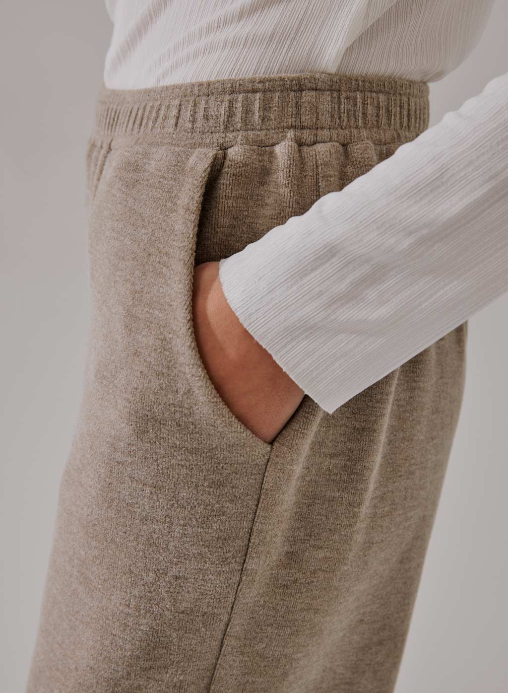 Slouchy Flared-Leg Trouser