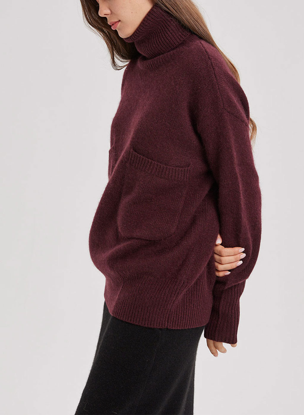 Turtleneck Pure Yak Knit Pullover
