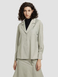 Wool Blend Buttoned Shirt
