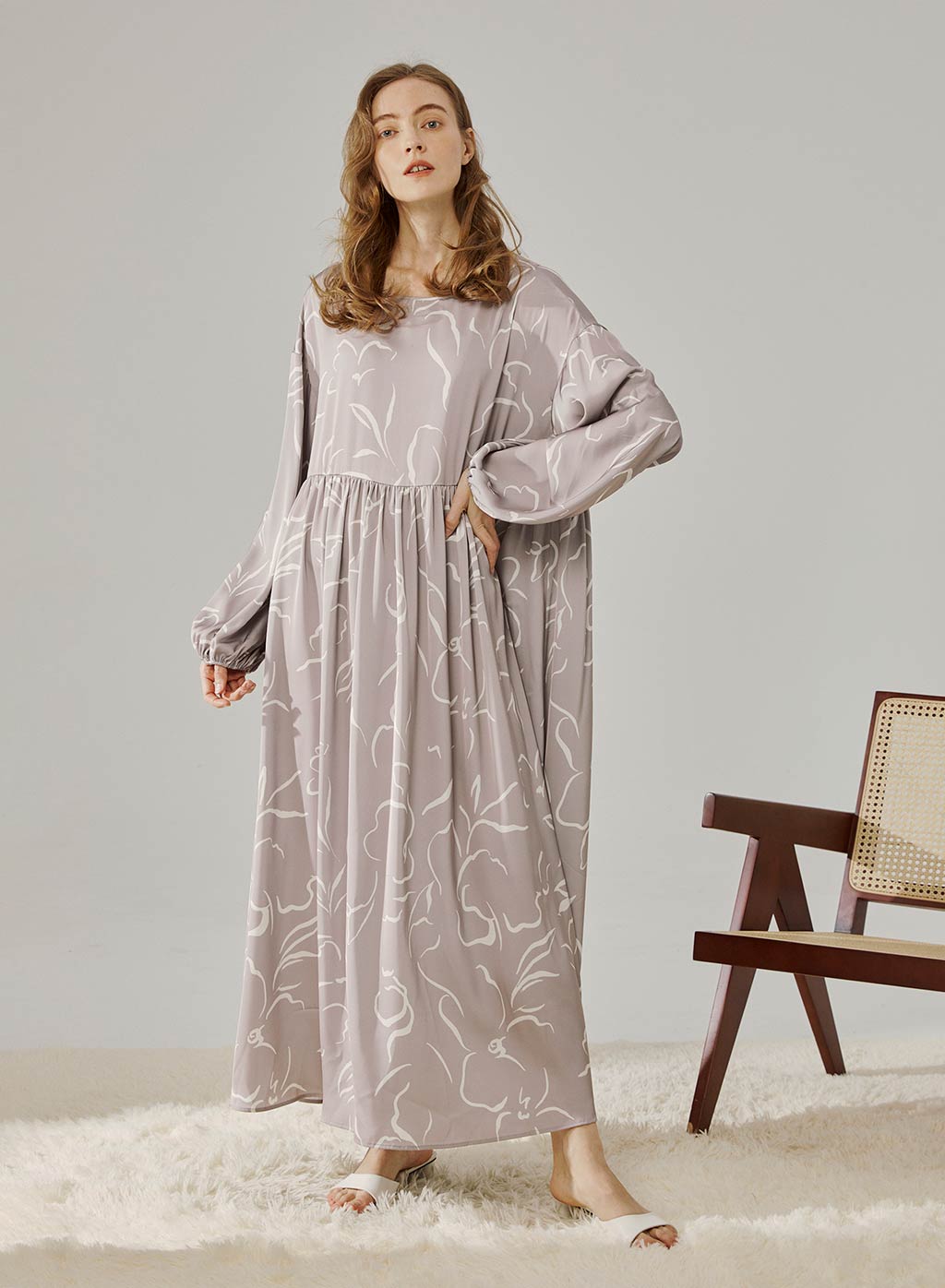 NAP Art Print Maxi Dress