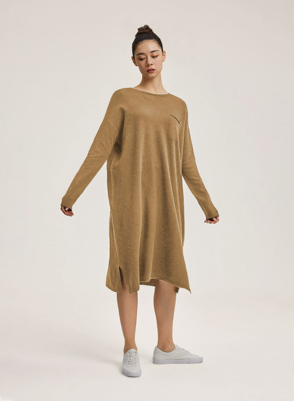 Oversized Sweater Pure Wool Dress