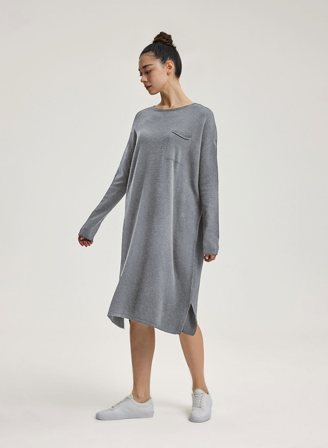 Oversized Sweater Pure Wool Dress