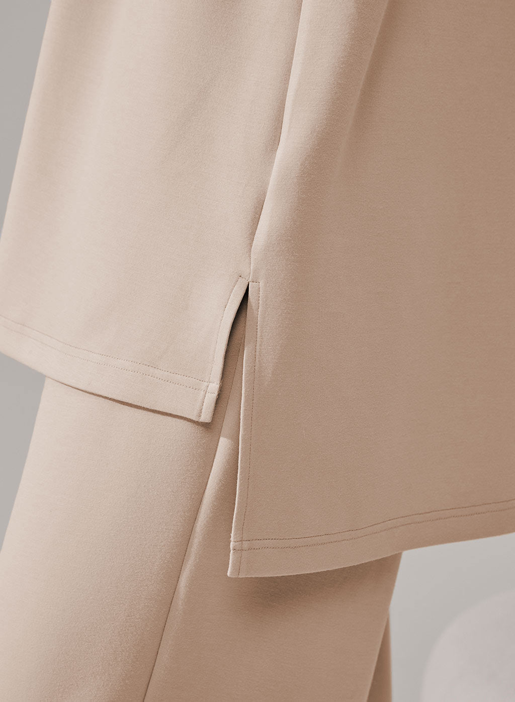 Cut Out Sleeve Sweatshirt