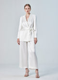 Wide Leg Satin Pants