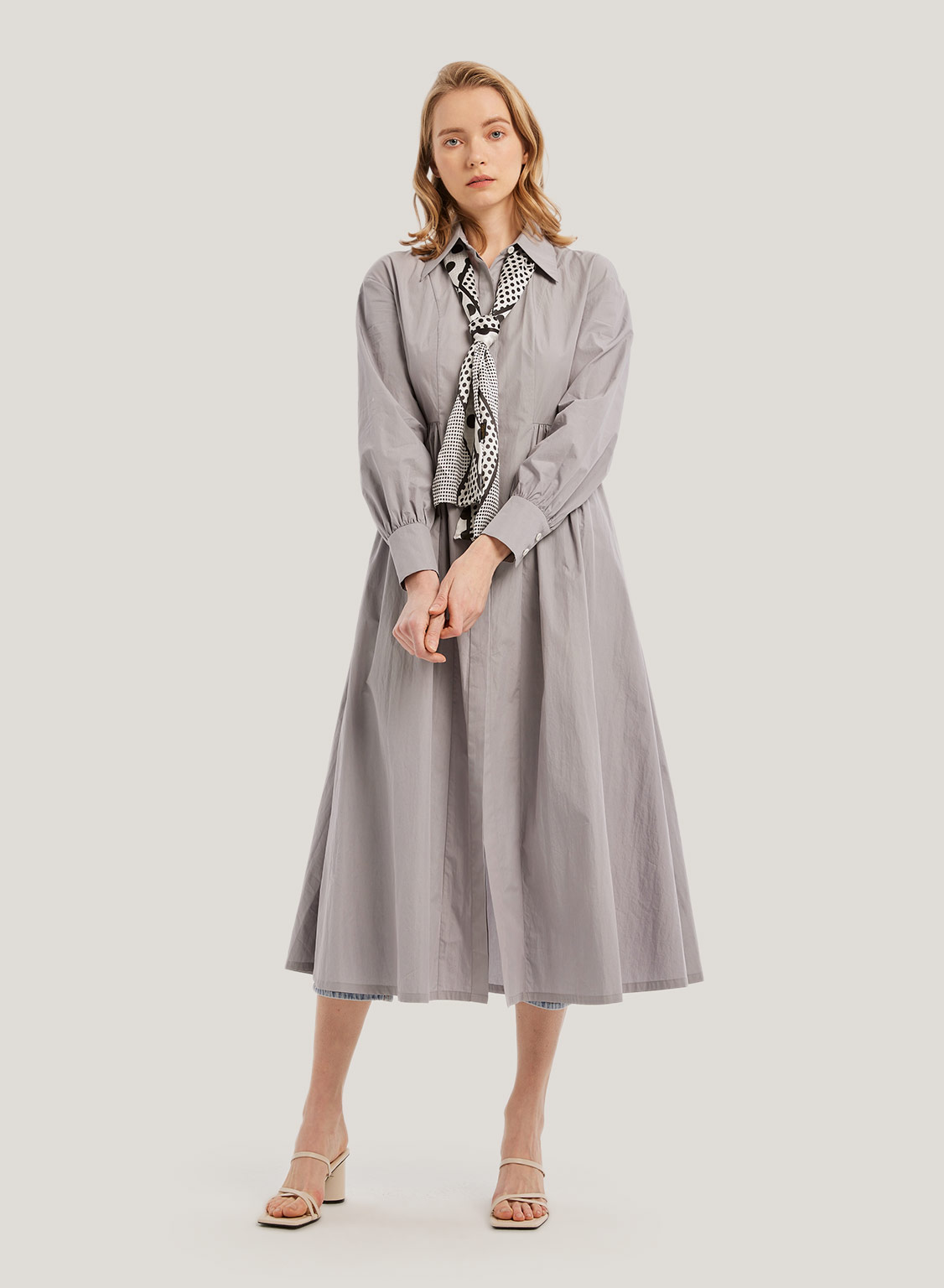 Longline shirt dress womens best sale